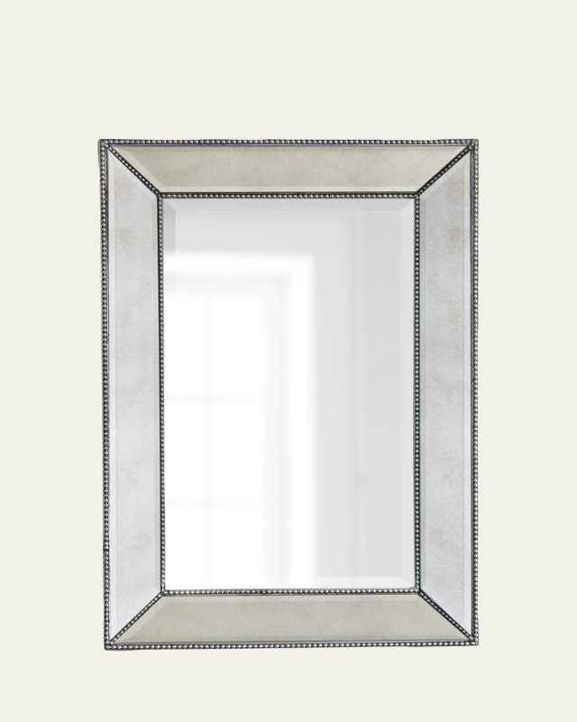 Beaded Wall Mirror, 24"W